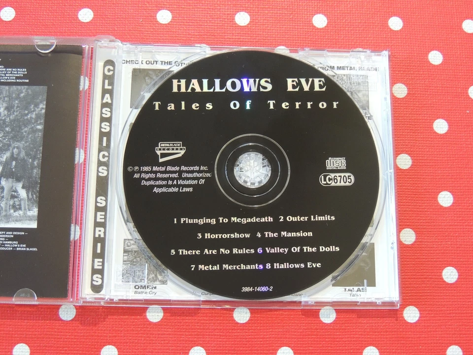 Hallows Eve / Tales Of Terror - 8 Tracks CD Album - Limited Edition 1996 - Bild 4 von 4