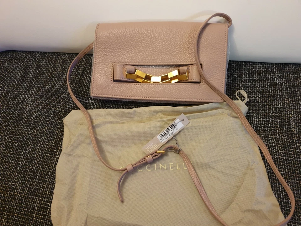 COCCINELLE - BEST QUALITY , ITALIAN LEATHER CLUTCH BAG IN Skin RRP 245£ - Image 3 of 4