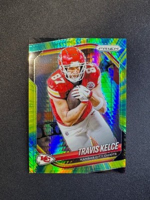 2025 Panini Prizm Travis Kelce Green Hyper #67 Kansas City Chiefs #d 133/200