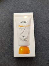 Anua Zero-Cast Moisturizing Finish Sunscreen SPF 1.69 fl oz Exp 07/2027
