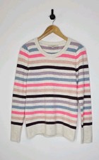 LOFT Ann Taylor Sweater Women's Size Medium Multicolor Stripe Knit