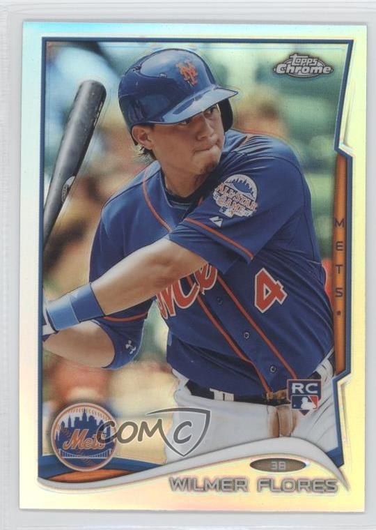 2014 Topps Chrome Refractor Wilmer Flores #67 0a1