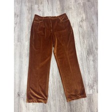 St John Sport by Marie Gray Women's Brown Corduroy Pants Size M Vintage