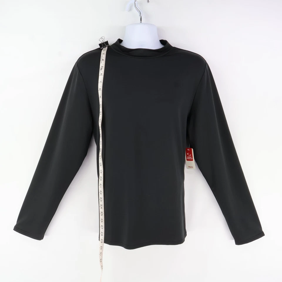 Camisa Open Trails Activewear Manga Larga Para Hombre Talla L Negra Elastizada Cuello Redondo NUEVA Foto 3 de 4