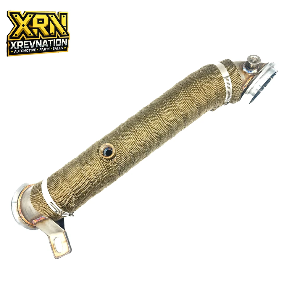 3” Turbo Exhaust Pipe w/ Heat Wrap for 2011–2015 Chevy GMC 6.6L LML Duramax - Image 2 of 3