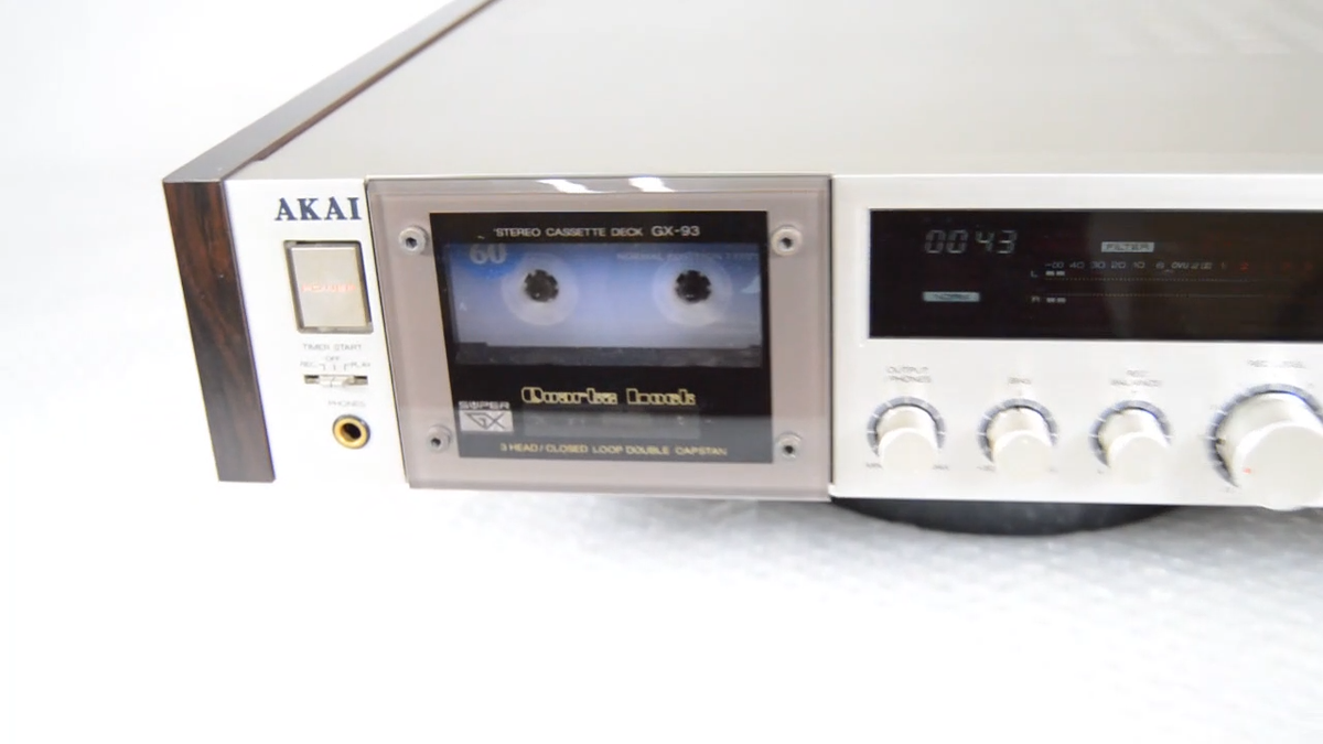 AKAI GX-93 3-Head Stereo Cassette Deck Japanese Version Excellent