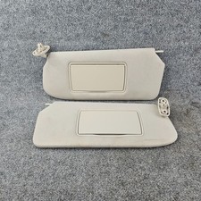 2007-2012 Nissan Sentra Driver Passenger Side Sun Visor Pair Set Gray 2007-2012 Nissan Sentra Driver Passenger Side Sun Visor Pair Set Gray