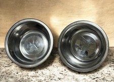Pet Stainless Steel Dog Food Or Water Bowls, Medium Size, Set of 2