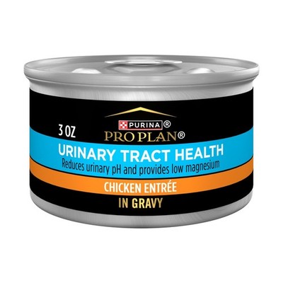 Purina Pro Plan Urinary Tract Health Chicken Entree in Gravy Cat Food,3oz - 48ct