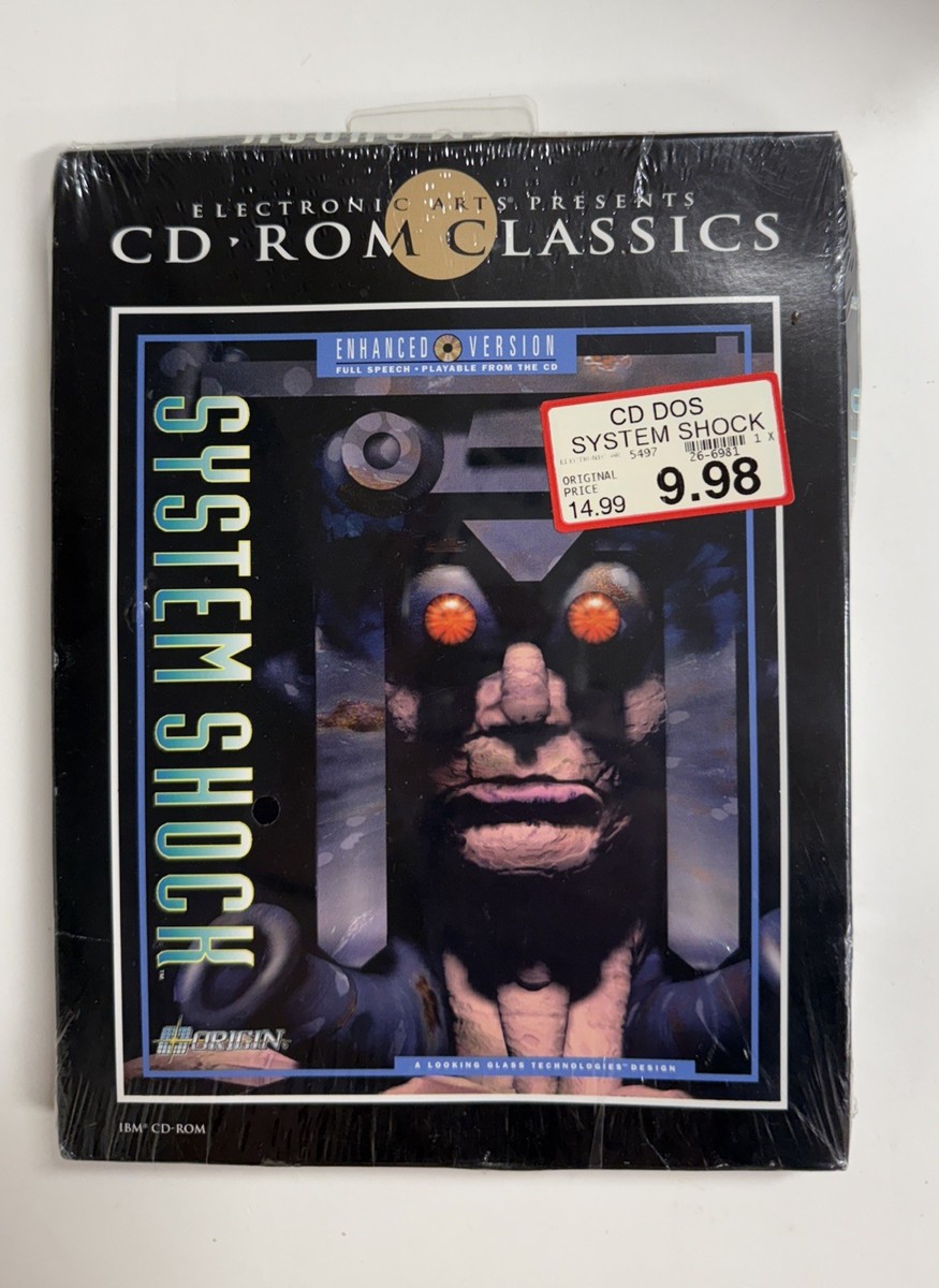 System Shock CD-ROM Classics (PC, 1995) SEALED Big Box Computer