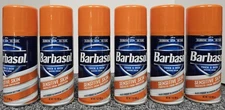 SIX - BARBASOL Shave Cream, 7 OZ SENSITIVE SKIN close shave formula  SIX CANS!