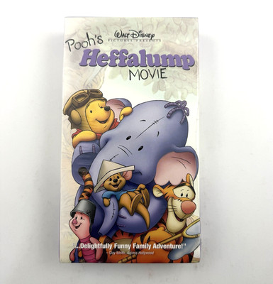 POOH'S HEFFALUMP MOVIE VHS Disney 2005 Late Release Slipcase RARE SEALED