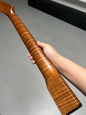 AAAA Stainless steel 22fret Rosewood Roasted Flame Maple Electric Guitar Neck