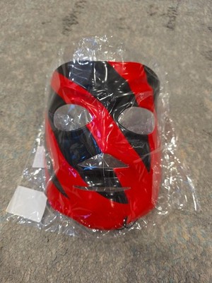 Kane Mask Plastic With Elastic Adult Size Wrestling Wrestler