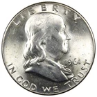 1961-D Franklin Half Dollar BU Brilliantly Uncirculated 50C A2746