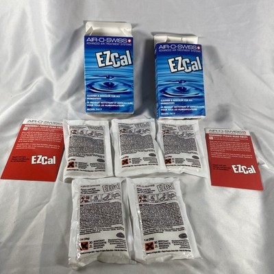 Air O Swiss Boneco A7417 EZCal Humidifier Cleaner, Lot Of 5 1 oz Packs