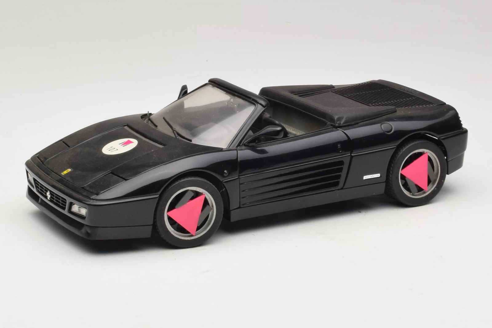 6181 Ferrari 348 Spider Black Mira 1/18
