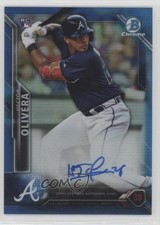 2016 Bowman Chrome Rookie Blue Refractor 116/150 Hector Olivera #CRA-HO Auto 5h9
