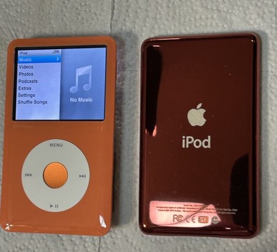 【美品】iPod Classic 第7世代 オールレッドver 256GB Red iPod Classic 7th Gen upgraded SDXC Personalised Media Player