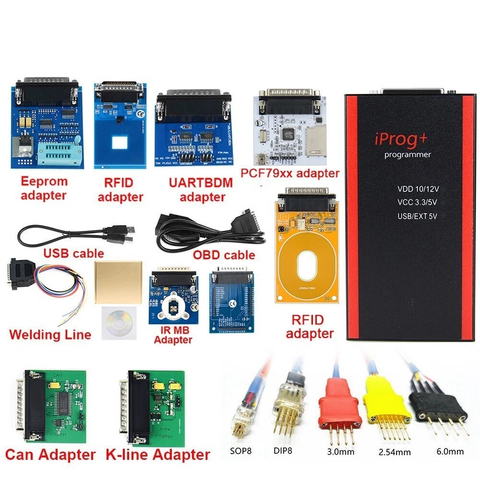V87 Full Adapters Support IMMO/Radio / Reset Auto ECU Programmer Tool - Image 2 of 4