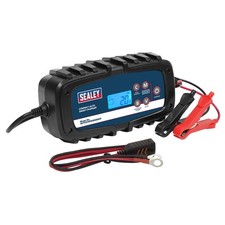 Sealey AUTOCHARGE650HF Compact Auto Smart Charger 6.5A 9-Cycle 6/12V - Lithium