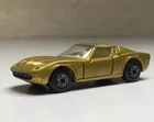 Vintage Matchbox Gold Lamborghini Series No.33 Die-Cast Toy Car
