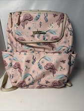 Petunia Pickle Bottom Boxy Baby Diaper Bag Backpack Disney's Little Mermaid Pink