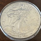 1997 1 oz American Silver Eagle 0.999 Fine Silver $1 in Capsule