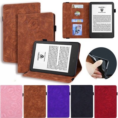 For Amazon Kindle Paperwhite 12th Gen 2024 7'' PU Leather Wallet Case Stand Cover