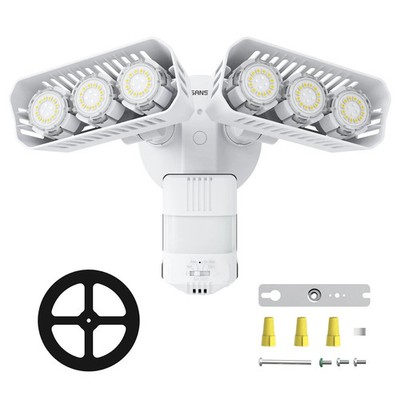LED Security Light With Motion Sensor Dusk to Dawn Outdoor Sensor Floodlight 38W