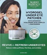 Mario Badescu Hydrogel UnderEye Hydrating Eye Mask, 60 Patches (30 Pairs)