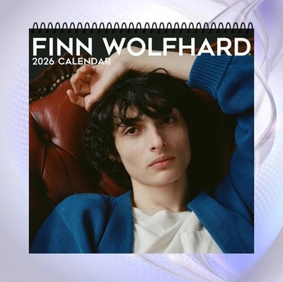 2026 Finn Wolfhard Calendar, Actor Fan Gift And Modern Wall Decor