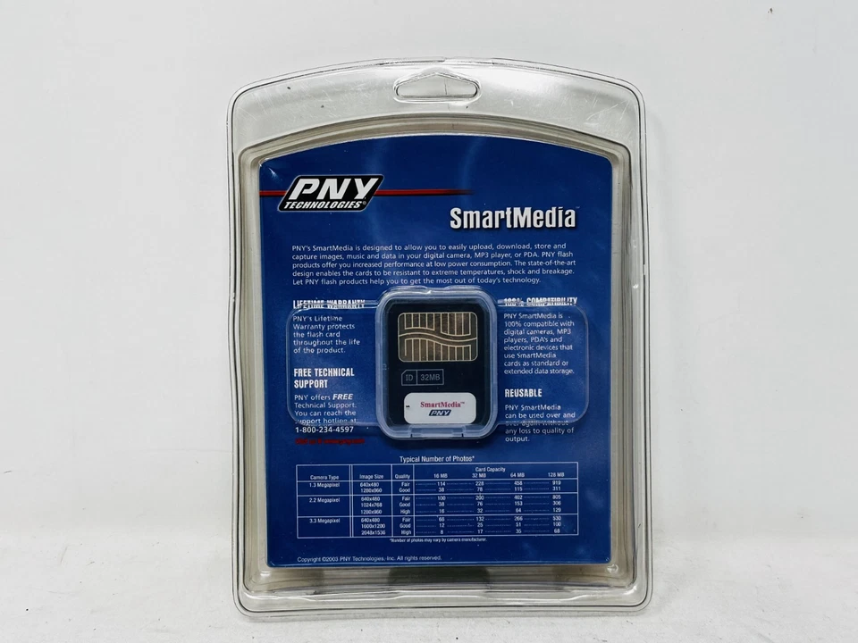 PNY 32MB SmartMedia Card - P-SF3032-RF Memory Card - NEW - Image 3 of 4