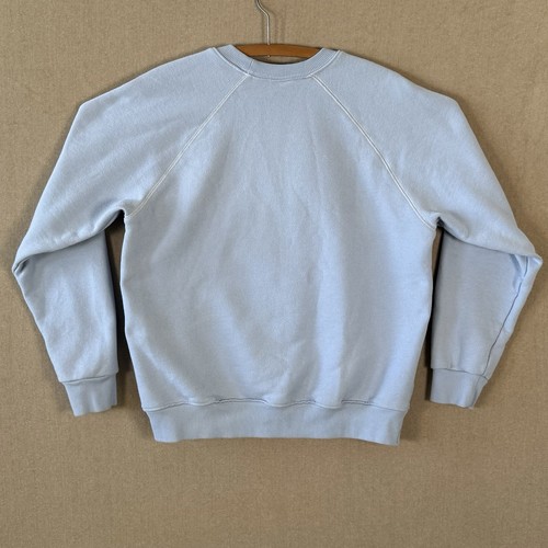 Disneyland Mickey Mouse Pullover Sweatshirt Size Medium Baby Blue Vintage Y2K - Foto 2 di 11