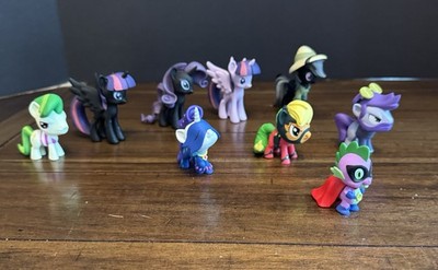 My Little Pony Funko Mystery Minis Power Ponies Lot 9 MLP Figures Spike Used