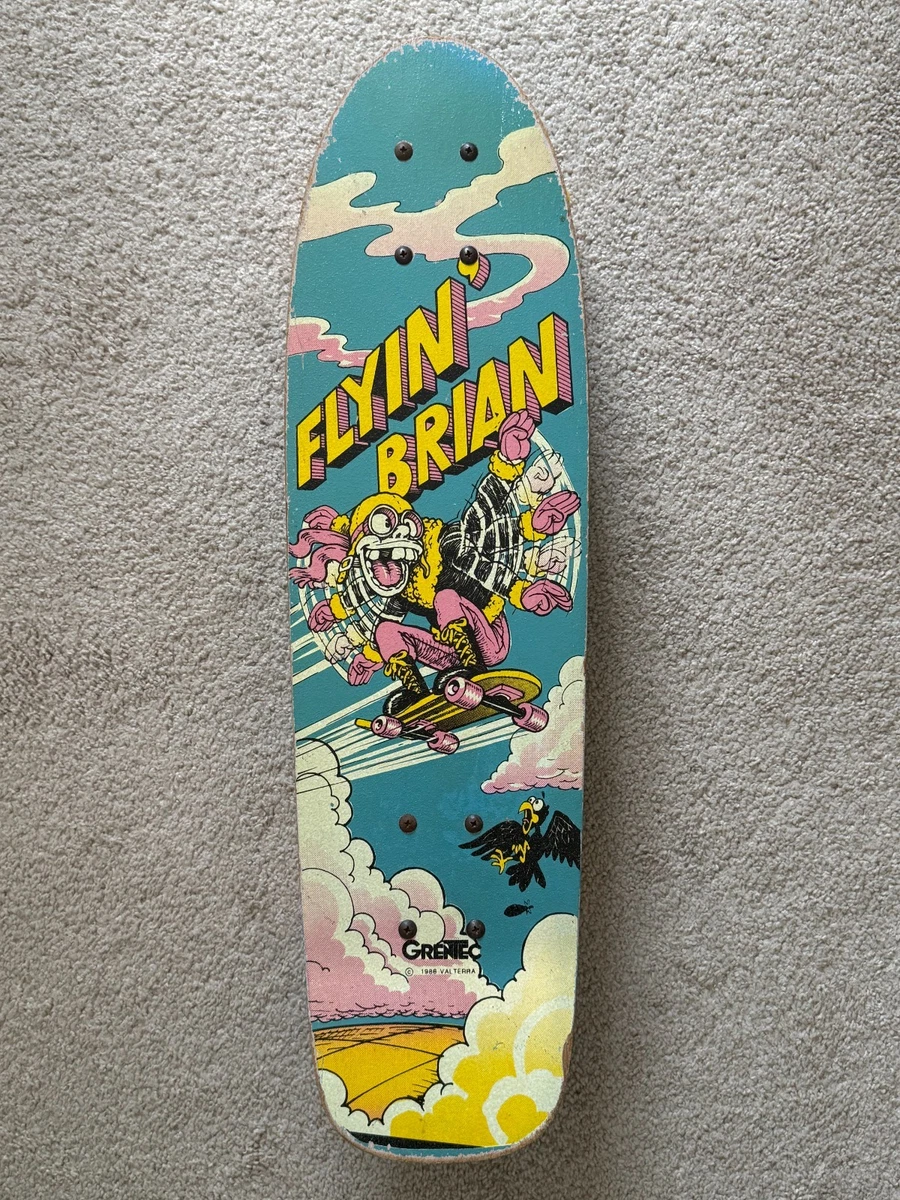 Skateboard Old School Vintage 80s/90s - Bleu, Largeur 10'' - Sans Marque