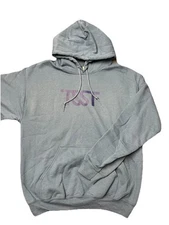 TSST Gym Hoodie Mens Medium  Blue Pullover Heavy Blend Running CrossFit Athletic