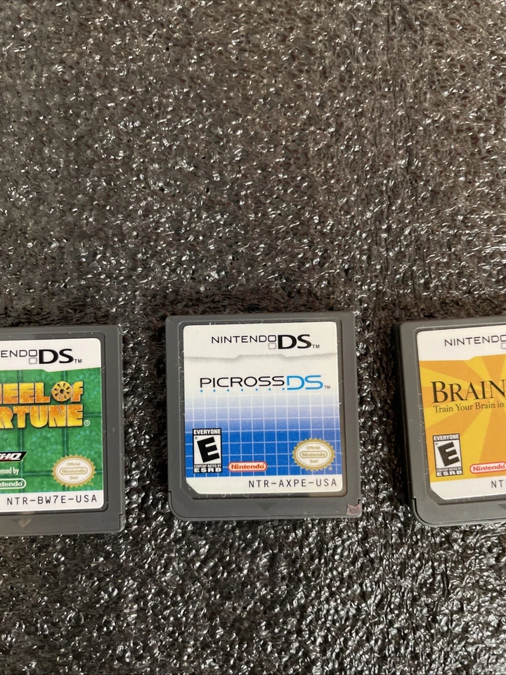 3 Nintendo DS Games: Wheel of Fortune, Picross, Brain Age - Image 4 of 4