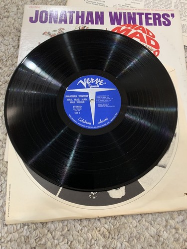 Jonathan Winters' Mad Mad Mad Mad World Vintage Vinyl Record Lot 12” LPs - Picture 4 of 4