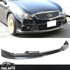 Fits 10 11 12 13 Infiniti G37 Sedan Sports Front Bumper Lip OE Style Spoiler PU
