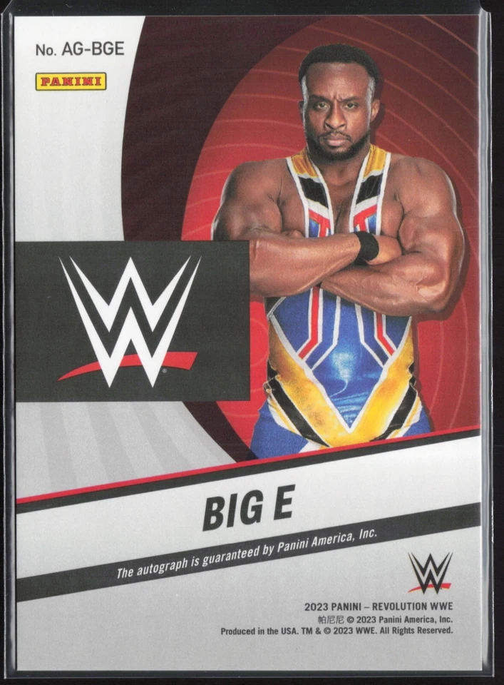 BIG E #AG-BGE 2023 Panini Revolution WWE Autographs Auto - Image 2 of 2