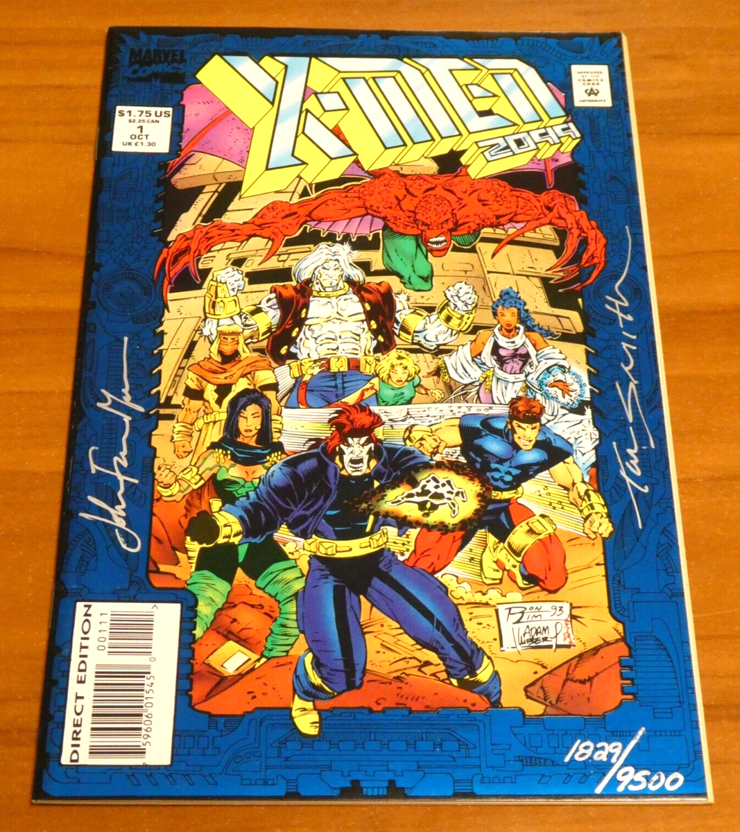 X-Men 2099 #1 Signed by John Francis Moore and Tom Smith with COA
