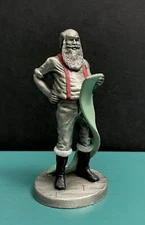 RARE Baston Jr Hudson Pewter Christmas Santa Claus Naughty Nice List Figurine