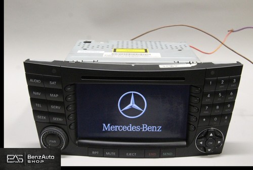 03-08 Mercedes W211 E55 E500 CLS500 Command Head Unit Navigation CD Radio OEM