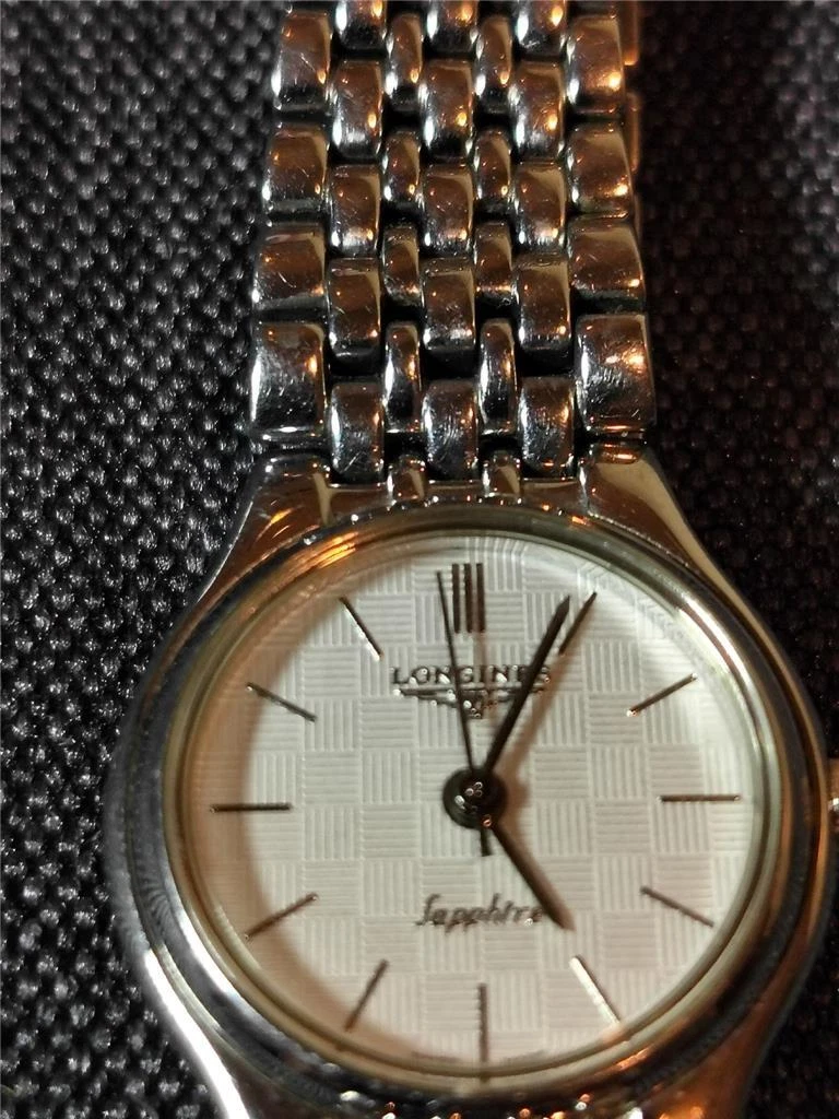 Longines sapphire watch ladies sale