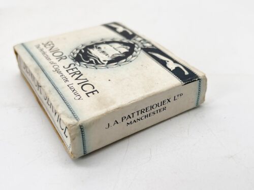 VINTAGE EMPTY SENIOR SERVICE CIGARETTE LUXURY BOX MASTER MIND GOOD SHAPE PROP - Picture 3 of 8