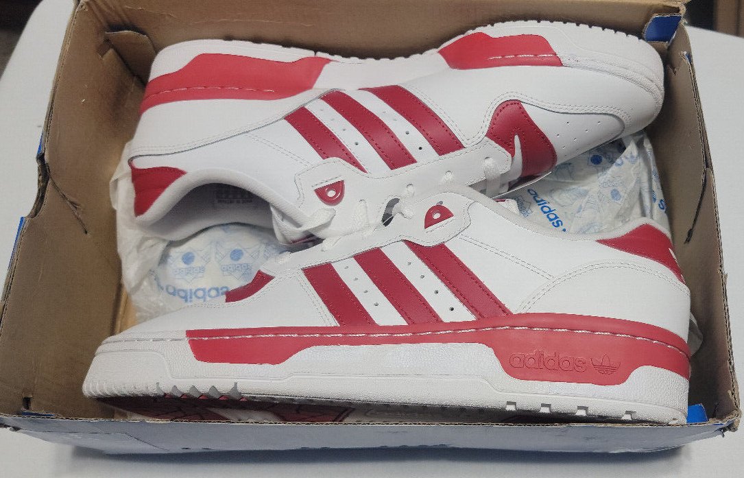 Size 12 - adidas Rivalry Low White | eBay