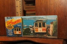 Vintage San Francisco Postcard Bonus Album 20 Full Size 1950's