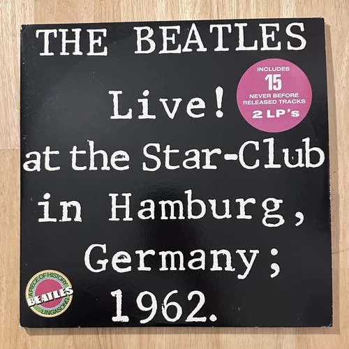 The Beatles Live! At The Star-Club Germany Double LP 1977 Double H LS-2 7001 VG+