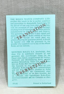 ROLEX Translation 573.02 Daytona Submariner Explorer GMT AIR KING for FULL SET
